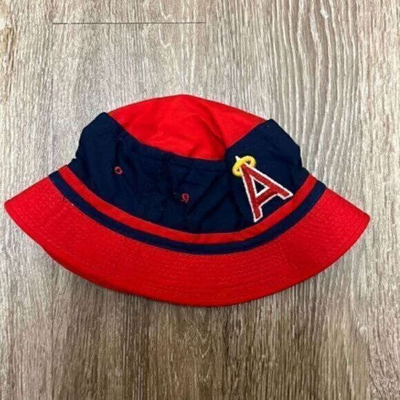 MLB Other - Vintage Sports Specialties Bucket Hat Anaheim Angels MLB Size XL Made In Korea